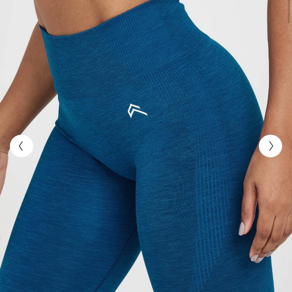 Oner Active classic seamless 2.0 leggings in petrol blue. NWOT Small/Short